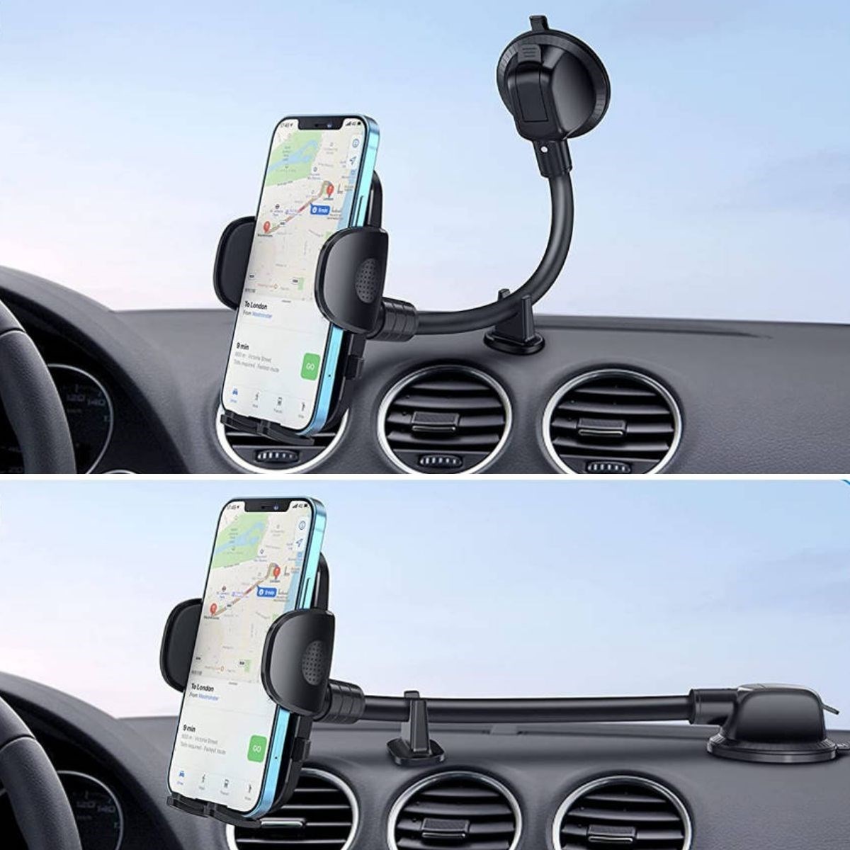 Woody Sofia® Ayarlanabilir Vakum Kilitli Cam Ve Torpidoya Takılabilen Telefon Tutucu Woody Sofia® Ayarlanabilir Vakum Kilitli Cam Ve Torpidoya Takılabilen Telefon Tutucu