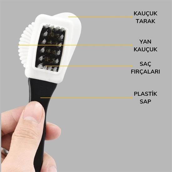 Woody Sofia® Çift Taraflı Pratik Taşınabilir Süet Nubuk Deri Çizme Bot Ayakkabı Temizleme Bakım Fırçası Woody Sofia® Çift Taraflı Pratik Taşınabilir Süet Nubuk Deri Çizme Bot Ayakkabı Temizleme Bakım Fırçası