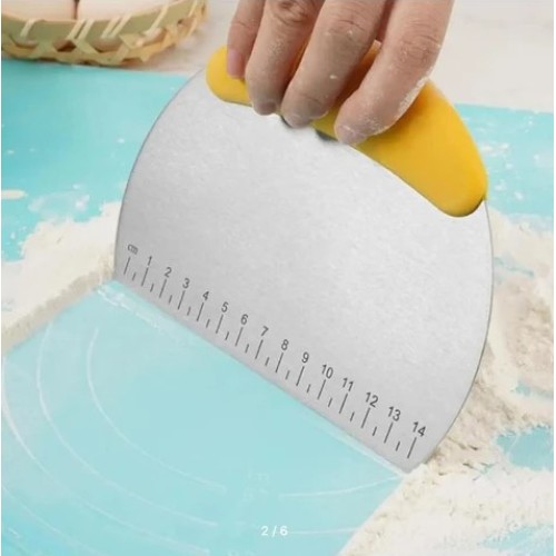 Paslanmaz Çelik Hamur Kesme ve Şekillendirme Spatulası Paslanmaz Çelik Hamur Kesme ve Şekillendirme Spatulası