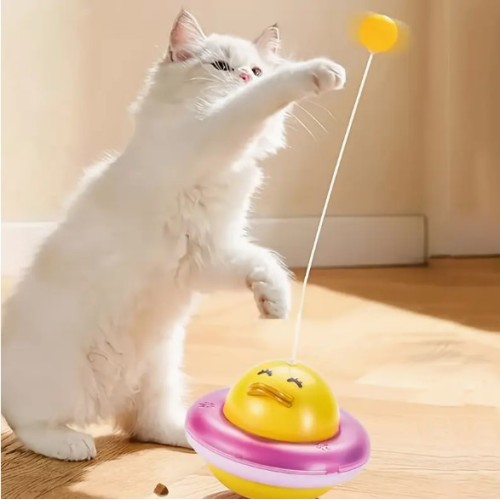 UFO Şekilli Ördek Kedi Oyuncağı UFO Şekilli Ördek Kedi Oyuncağı